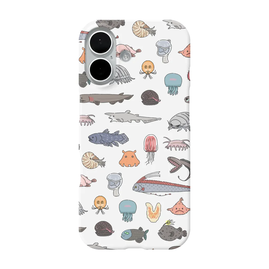 ツメツメ深海生物 iPhoneケース(ハードケース)